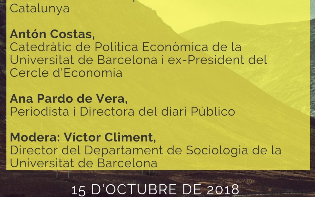Xerrada-Debat: Catalunya-Espanya: L’encaix és possible? 15 d’octubre 18.30h Sala Prat de la Riba
