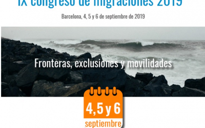 IX Congrés de Migracions 4-6 de setembre de 2019