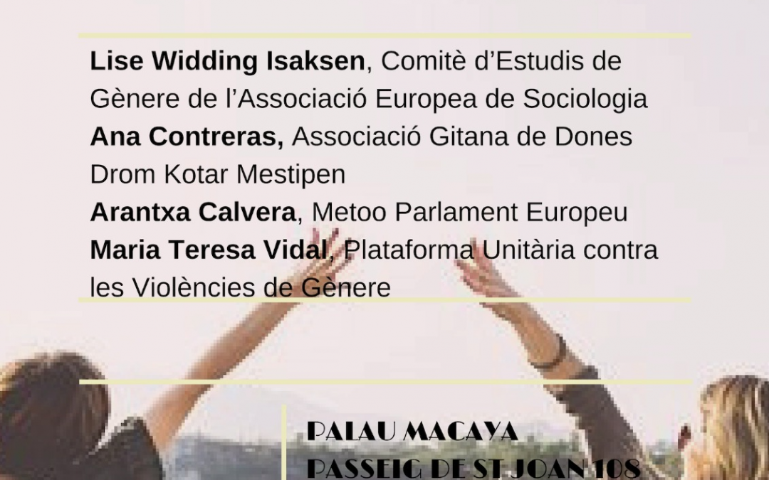 Nous escenaris: nous reptes per a les dones i la societat. 12 de març. Cicle de Diàlegs Ciència i Ciutadania: Una Societat que Avança al Palau Macaya